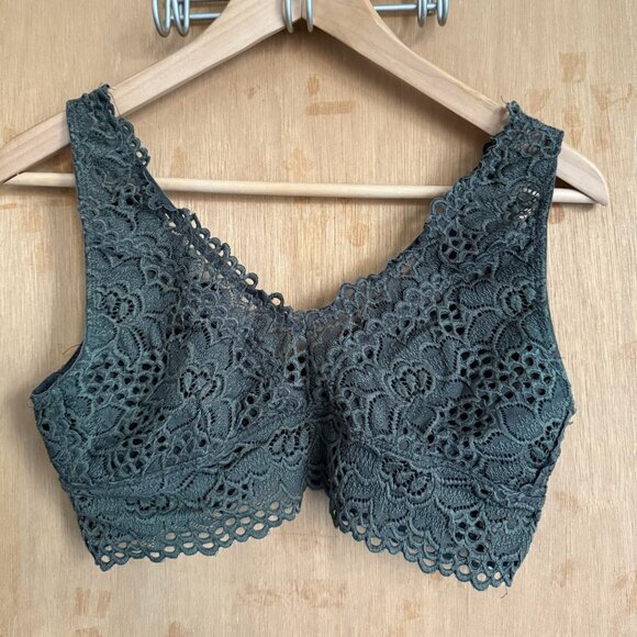 Altar'd State Tops - Olive Green Altar'd State Bralette